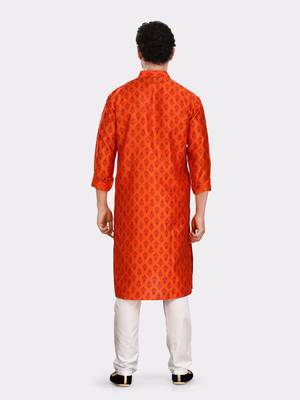 Encino  mens silk printed kurta top - jashn collection 2