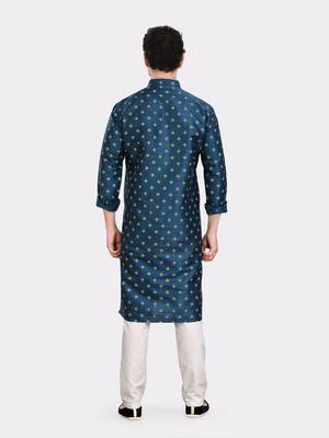 Encino  mens silk printed kurta top - jashn collection 2