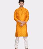 Encino  mens silk printed kurta top - jashn collection
