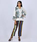 Offwhite Keepsake Shift  With Pant Shirt