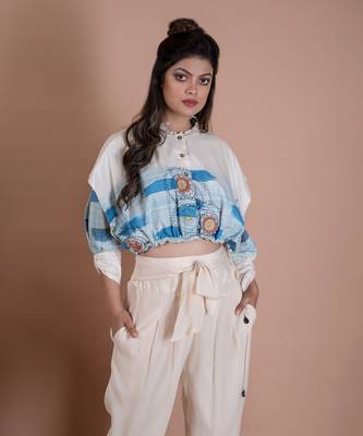 Offwhite Nightbreakout Co-Ord Set Top 2