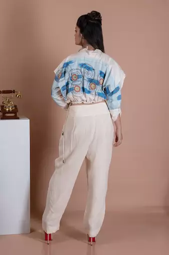 Offwhite Nightbreakout Co-Ord Set Top