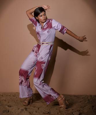 Lavender & Maroon Enhydro Jumpsuit Jumpsuit 2