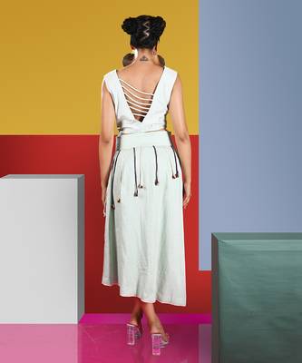 Mintgreen Spinet Top With Tambourine Skirt Skirt Set 4