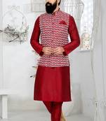 Exclusive Banarasi Dhupion Kurta Pajama with Jacket