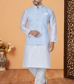 Exclusive Banarasi Dhupion Kurta Pajama with Jacket