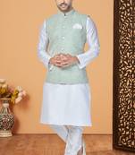 Exclusive Banarasi Dhupion Kurta Pajama with Jacket