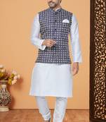 Exclusive Banarasi Dhupion Kurta Pajama with Jacket