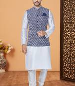 Exclusive Banarasi Dhupion Kurta Pajama with Jacket