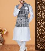 Exclusive Banarasi Dhupion Kurta Pajama with Jacket