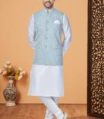 Exclusive Banarasi Dhupion Kurta Pajama with Jacket