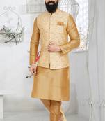 Exclusive Banarasi Dhupion Kurta Pajama with Jacket