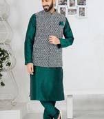 Exclusive Banarasi Dhupion Kurta Pajama with Jacket