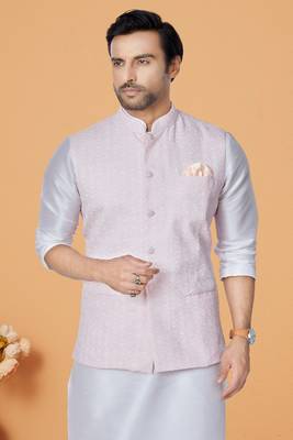 Exclusive Banarasi Dhupion Kurta Pajama with Jacket 2