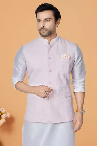 Exclusive Banarasi Dhupion Kurta Pajama with Jacket