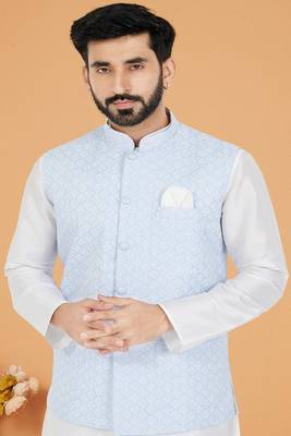 Exclusive Banarasi Dhupion Kurta Pajama with Jacket 2
