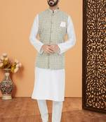 Exclusive Banarasi Dhupion Kurta Pajama with Jacket