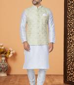 Exclusive Banarasi Dhupion Kurta Pajama with Jacket
