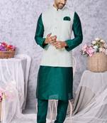 Exclusive Banarasi Dhupion Kurta Pajama with Jacket