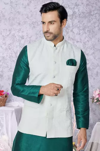 Exclusive Banarasi Dhupion Kurta Pajama with Jacket
