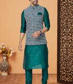 Exclusive Banarasi Dhupion Kurta Pajama with Jacket