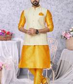 Exclusive Banarasi Dhupion Kurta Pajama with Jacket