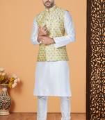 Exclusive Banarasi Dhupion Kurta Pajama with Jacket