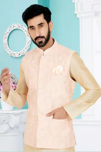 Exclusive Banarasi Dhupion Kurta Pajama with Jacket