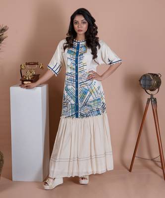 Offwhite Corrina Kaftan Dress Kaftaan 2