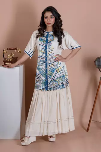 Offwhite Corrina Kaftan Dress Kaftaan