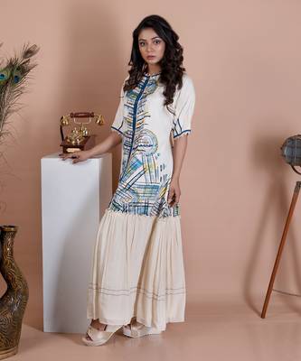 Offwhite Corrina Kaftan Dress Kaftaan 3