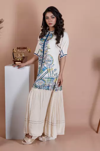 Offwhite Corrina Kaftan Dress Kaftaan