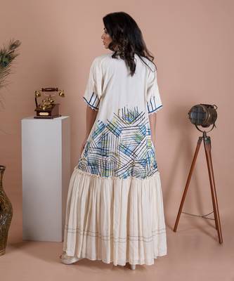 Offwhite Corrina Kaftan Dress Kaftaan 4