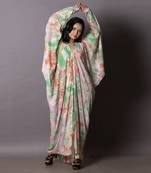 Multicolor Colourful Silk Oversized Kaftan  Kaftaan