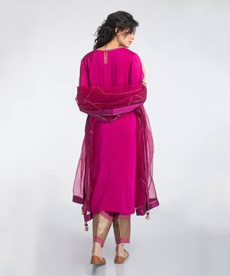Pink kurta set 2