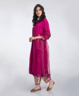 Pink kurta set 3