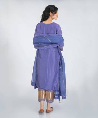 Neelam blue kurta set 3
