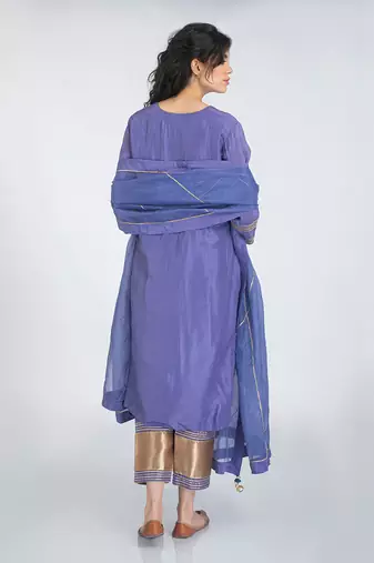 Neelam blue kurta set