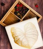 Wooden Box Gold Leaf