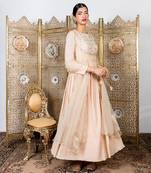 Beige anarkali set