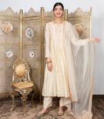 Beige kurta set