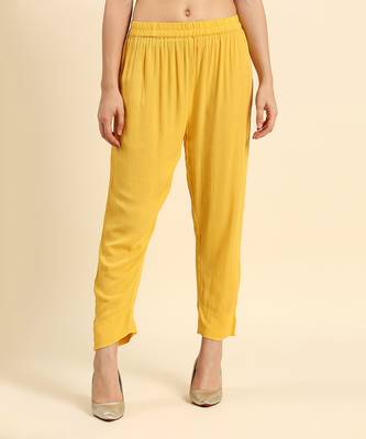 Yellow crepe wrinkle short straight style kurta set 5