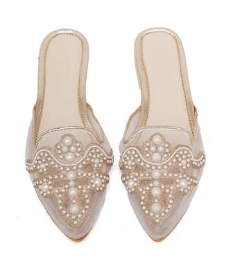 Cream marylin mule 1