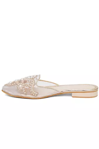 Cream marylin mule