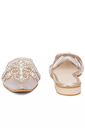 Cream marylin mule