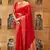 Red Kalandi Beautiful Hot kanjivaram silk blend Saree With Zari Weaving For Women