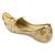 Desi colour mens ethnic footwear sherwani jutti-gold velvet emb