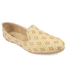 Desi colour mens ethnic footwear sherwani jutti-wedding -gold sqaure  boot