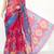 Magenta Pure Cotton JP Munga Kota Floral Printed Handwoven Saree Without Blouse by AMG Square