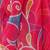 Magenta Pure Cotton JP Munga Kota Floral Printed Handwoven Saree Without Blouse by AMG Square